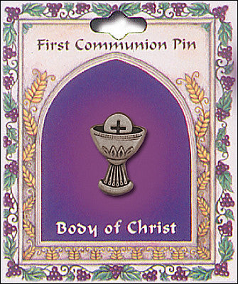 First Holy Communion Pin - Chalice and Host-Lapel Pin-Serenity Gifts