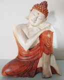Hand Carved Buddha Statue -Thinking-Figurine-Serenity Gifts