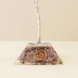 Gemstone Tree with Orgonite Base - 80 Stone - Amethyst-Crystal Gemstone-Serenity Gifts
