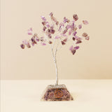 Gemstone Tree with Orgonite Base - 80 Stone - Amethyst-Crystal Gemstone-Serenity Gifts