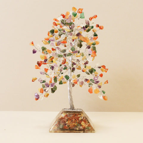 Gemstone Tree with Orgonite Base - 320 Stone - Multi-Crystal Gemstone-Serenity Gifts