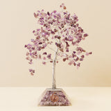 Gemstone Tree with Orgonite Base - 320 Stone - Amethyst-Crystal Gemstone-Serenity Gifts