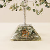 Gemstone Tree with Orgonite Base - 320 Stone - Moss Agate-Crystal Gemstone-Serenity Gifts