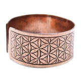 Copper Tibetan Bracelet - Flower of Life-Tibetan Bracelet-Serenity Gifts