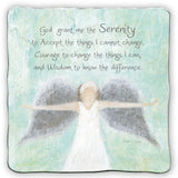 Angel Serenity Prayer - Art Metal Plaque-Plaque-Serenity Gifts
