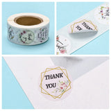 Thank You Stickers 1 Inch - Mixed Floral-Thank You Stickers-Serenity Gifts