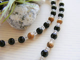 First Communion Handmade Rosary - Black Onyx-Jewellery-Serenity Gifts
