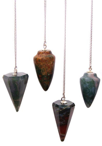 Gemstone Pendulum - Bloodstone-Orgonite-Serenity Gifts