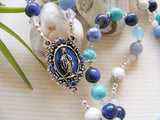 Handmade Rosary Bluegrass Jasper - Miraculous-Jewellery-Serenity Gifts