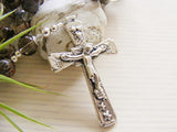 Handmade Rosary - Leopardskin Jasper - Divine Mercy-Jewellery-Serenity Gifts
