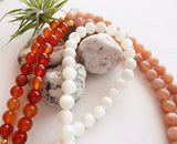 Handmade Mala Beads - Mother Of Pearl Tree Of Life-Mala Beads-Serenity Gifts