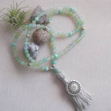 Handmade Mala Beads - New Jade, Amazonite and Green Aventurine-Mala Beads-Serenity Gifts