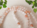 Handmade Mala Beads - Peach Aventurine and Sunstone-Mala Beads-Serenity Gifts