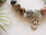 Gemstone Stretch Bracelet Mixed Stones - Om-Jewellery-Serenity Gifts