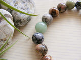 Gemstone Stretch Bracelet Mixed Stones - Om-Jewellery-Serenity Gifts