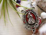 Handmade Rosary - Carnelian Agate Divine Mercy-Rosary Beads-Serenity Gifts